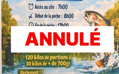 ANNULÉ – Pêche à la truite 29 mars 2026 – Martinet